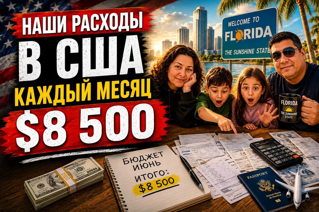 Реальные расходы семьи в США в месяц: наш бюджет